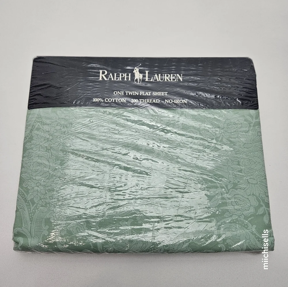 Vintage ralph lauren sheets single Sheet twin